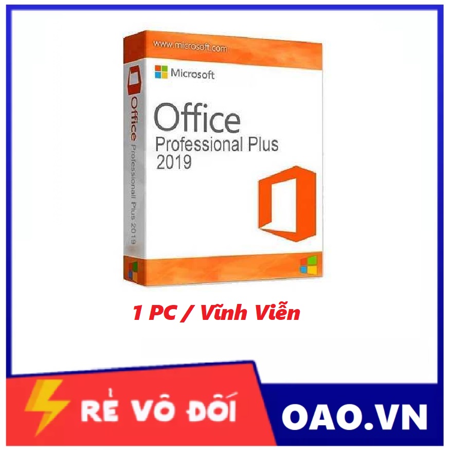 Microsoft Office 2019 Professional Plus 1 PC
