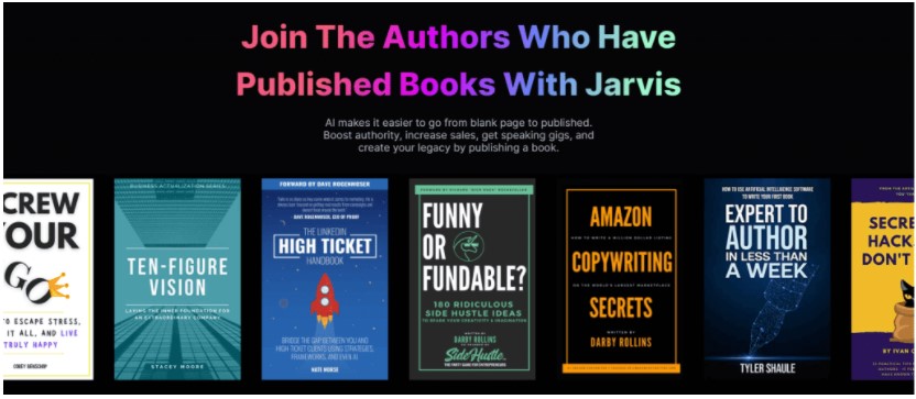 Jarvis AI hoàn toàn có thể tạo ra ebook, sách chất lượng