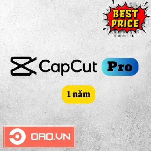 CapCut Pro 1 năm