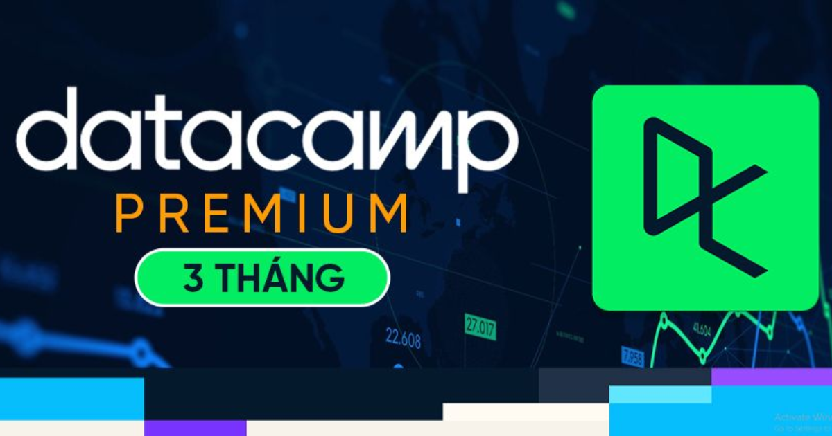 Lựa chọn datacamp premium 3 tháng hoặc 6 tháng tại shop oao.vn