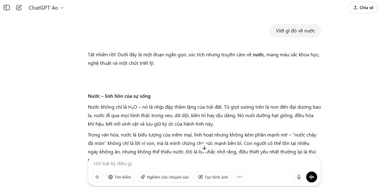 Prompt đơn giản Prompt đơn giản