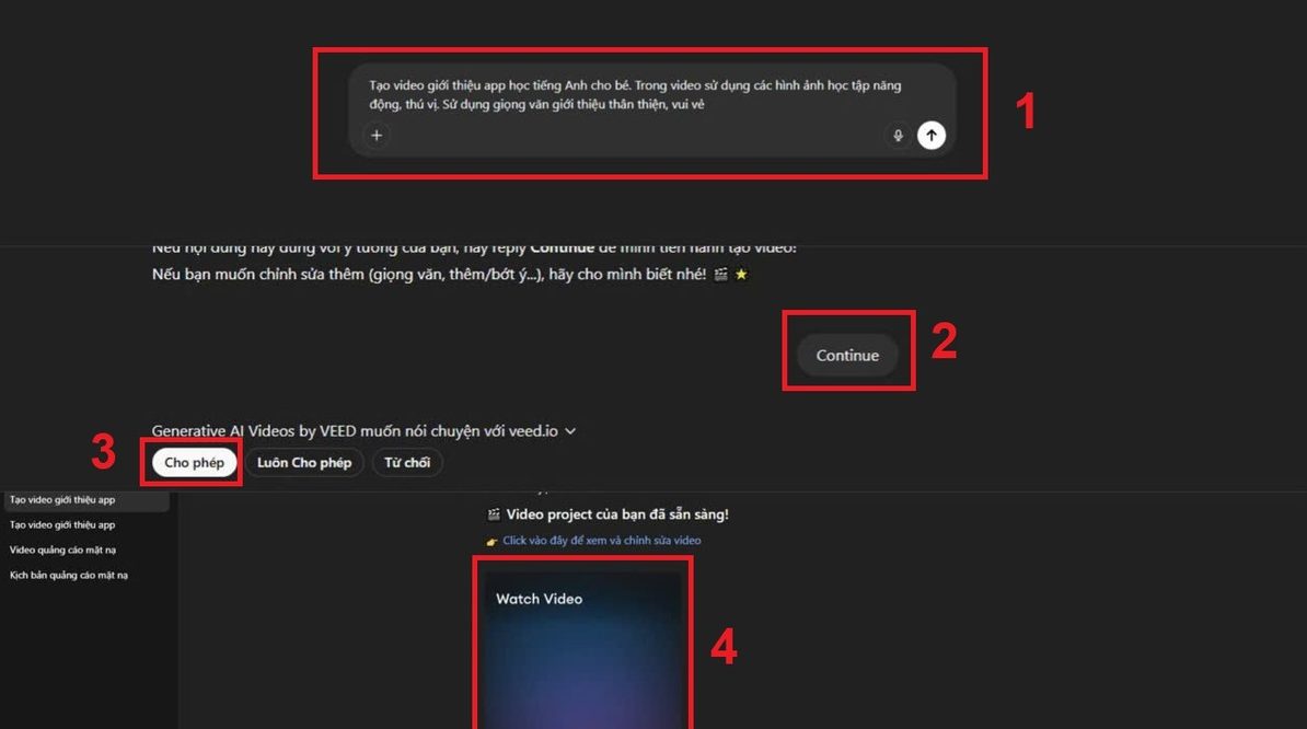 Hướng dẫn tạo video từ prompt trên ChatGPT Hướng dẫn tạo video từ prompt trên ChatGPT