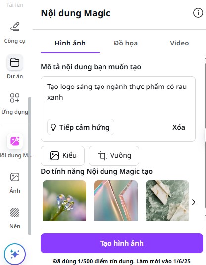 Nhập thông tin cho AI xử lí