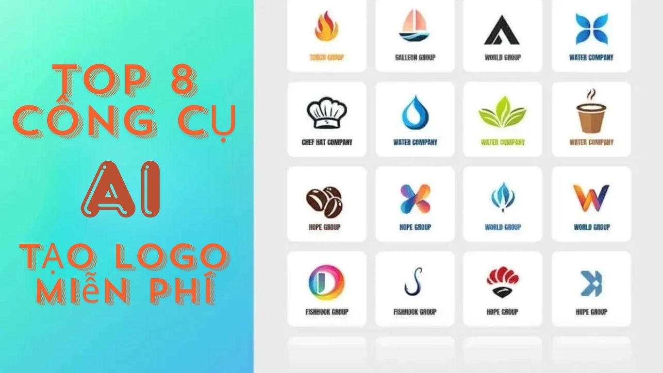 Top 8 công cụ AI tạo logo miễn phí Top 8 công cụ AI tạo logo miễn phí