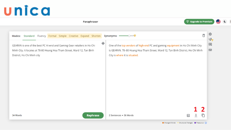 Văn bản đã chỉnh sửa